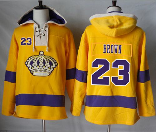 Dustin Brown Los Angeles Kings gold jersey