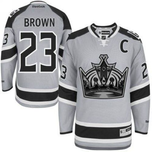 Dustin Brown Los Angeles Kings grey Stadium Series jersey