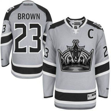 Dustin Brown Los Angeles Kings grey Stadium Series jersey