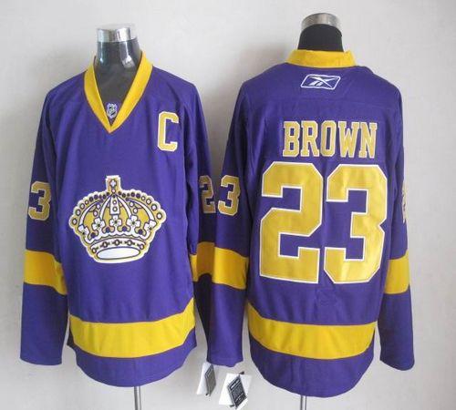 Dustin Brown Los Angeles Kings purple jersey