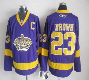 Dustin Brown Los Angeles Kings purple jersey