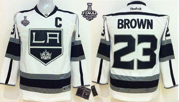 Dustin Brown Los Angeles Kings white Road jersey