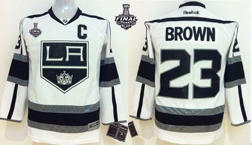 Dustin Brown Los Angeles Kings white Road jersey