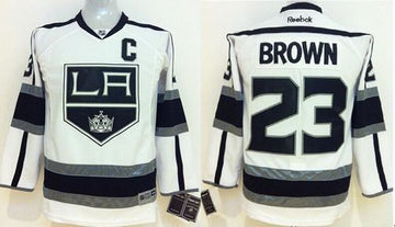 Dustin Brown Los Angeles Kings white Road jersey