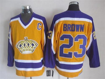 Dustin Brown Los Angeles Kings yellow jersey