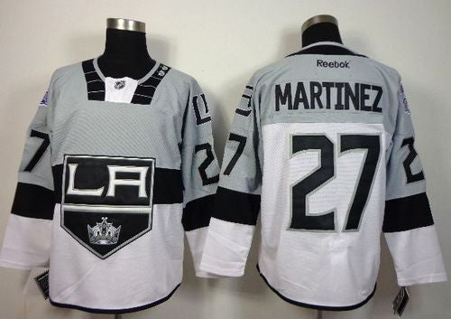 Alec Martinez Los Angeles Kings white-grey Stadium Series jersey