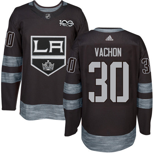 Rogie Vachon Los Angeles Kings black jersey
