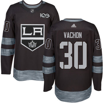Rogie Vachon Los Angeles Kings black jersey