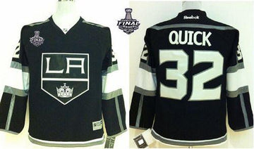 Jonathan Quick Los Angeles Kings black Home jersey