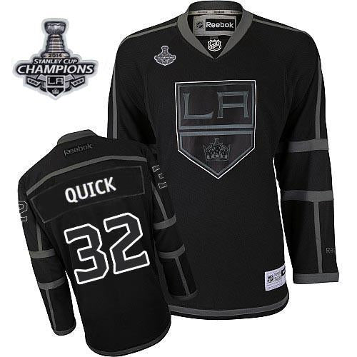 Jonathan Quick Los Angeles Kings black jersey