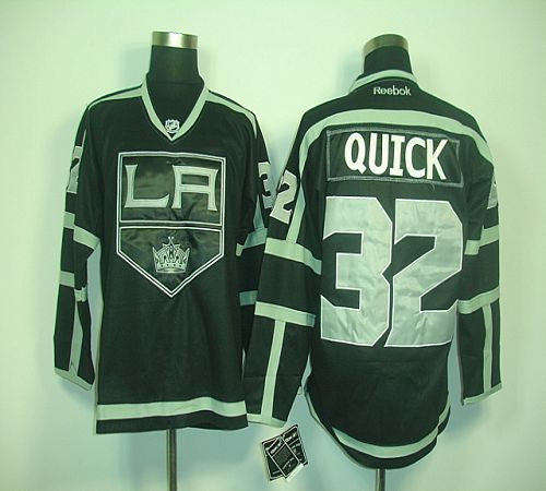 Jonathan Quick Los Angeles Kings black jersey
