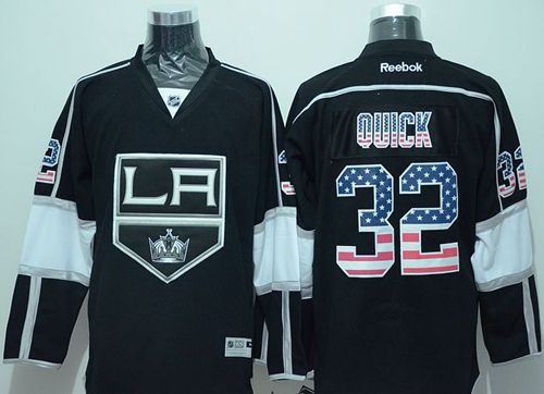 Jonathan Quick Los Angeles Kings black Fashion jersey