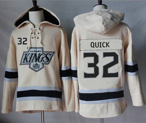 Jonathan Quick Los Angeles Kings cream jersey