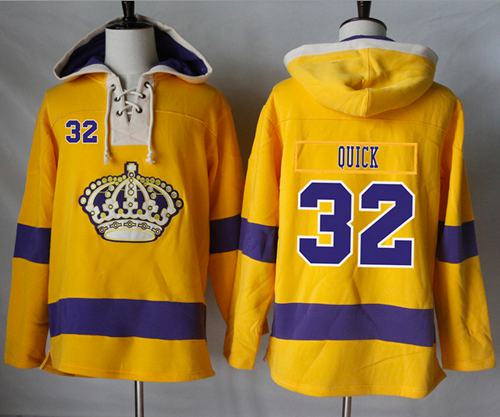 Jonathan Quick Los Angeles Kings gold jersey