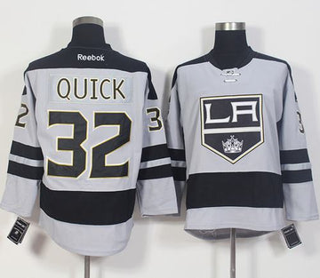 Jonathan Quick Los Angeles Kings gray Alternate jersey