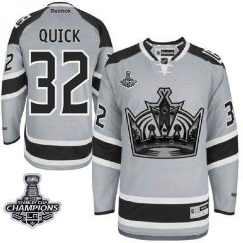 Jonathan Quick Los Angeles Kings grey Stadium Series jersey