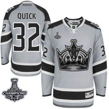 Jonathan Quick Los Angeles Kings grey Stadium Series jersey
