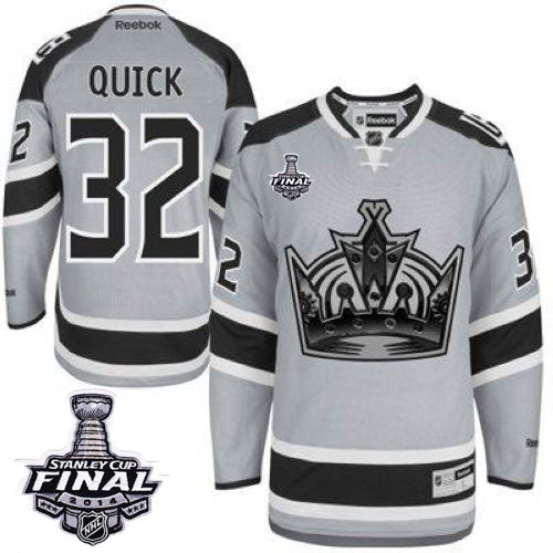 Jonathan Quick Los Angeles Kings grey Stadium Series jersey