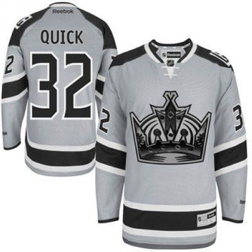 Jonathan Quick Los Angeles Kings grey Stadium Series jersey