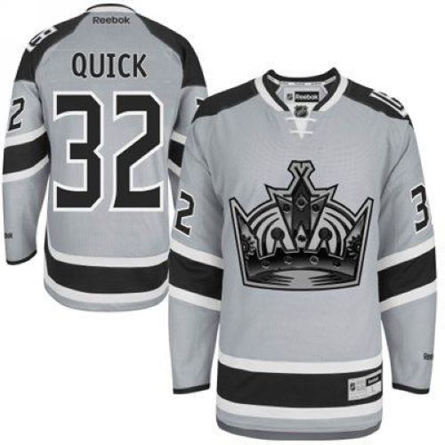 Jonathan Quick Los Angeles Kings grey Stadium Series jersey