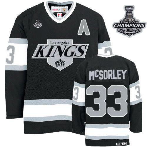 Martin McSorley Los Angeles Kings black Throwback jersey