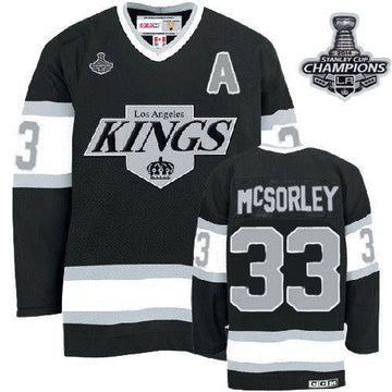 Martin McSorley Los Angeles Kings black Throwback jersey