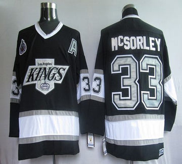 Martin McSorley Los Angeles Kings black Throwback jersey