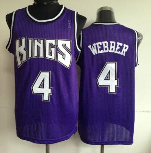 Chris Webber Sacramento Kings purple Throwback jersey