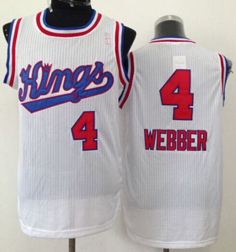 Chris Webber Sacramento Kings white Throwback jersey