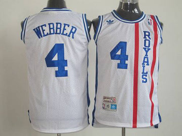 Chris Webber Sacramento Kings white Throwback jersey