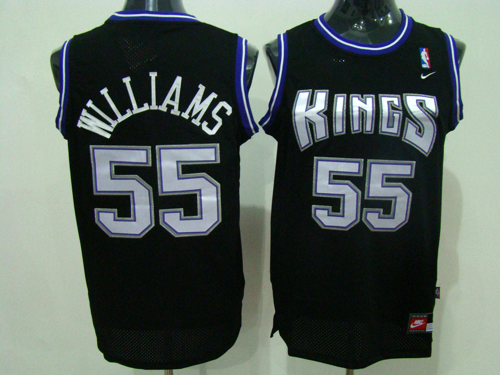 Jason Williams Sacramento Kings black jersey