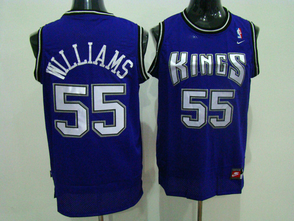Jason Williams Sacramento Kings purple jersey