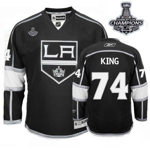 Dwight King Los Angeles Kings black Home jersey