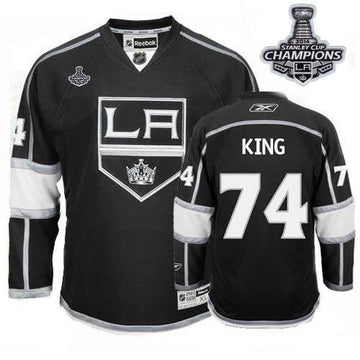 Dwight King Los Angeles Kings black Home jersey