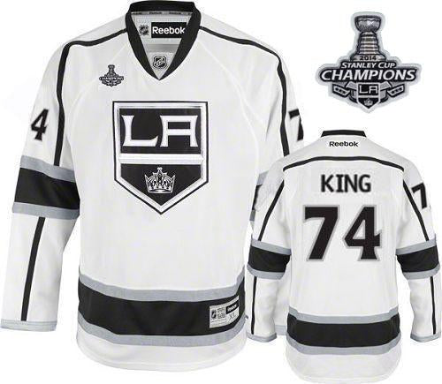 Dwight King Los Angeles Kings white Road jersey
