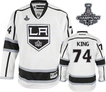Dwight King Los Angeles Kings white Road jersey