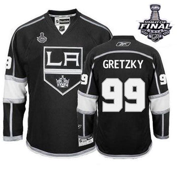 Wayne Gretzky Los Angeles Kings black Throwback jersey