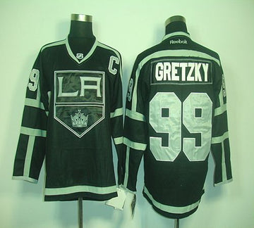 Wayne Gretzky Los Angeles Kings black jersey