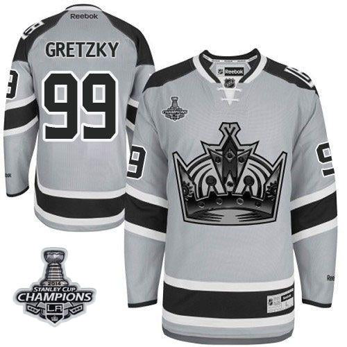 Wayne Gretzky Los Angeles Kings grey Stadium Series jersey