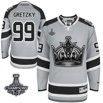 Wayne Gretzky Los Angeles Kings grey Stadium Series jersey