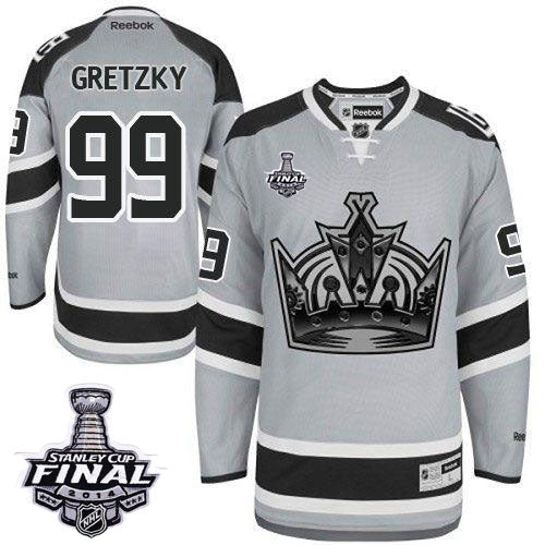 Wayne Gretzky Los Angeles Kings grey Stadium Series jersey