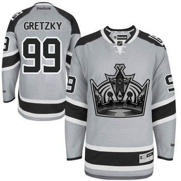 Wayne Gretzky Los Angeles Kings grey Stadium Series jersey
