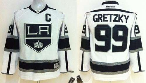 Wayne Gretzky Los Angeles Kings white Road jersey