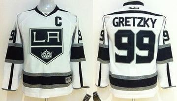 Wayne Gretzky Los Angeles Kings white Road jersey