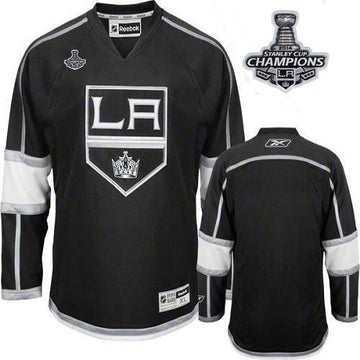 Custom Los Angeles Kings black Home jersey