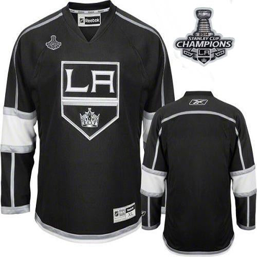 Custom Los Angeles Kings black Home jersey