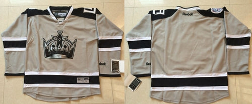 Custom Los Angeles Kings grey Stadium Series jersey