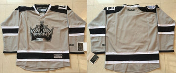 Custom Los Angeles Kings grey Stadium Series jersey