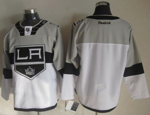 Custom Los Angeles Kings white-grey Stadium Series jersey