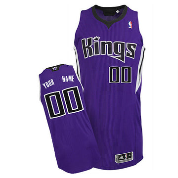Custom Sacramento Kings purple Authentic jersey